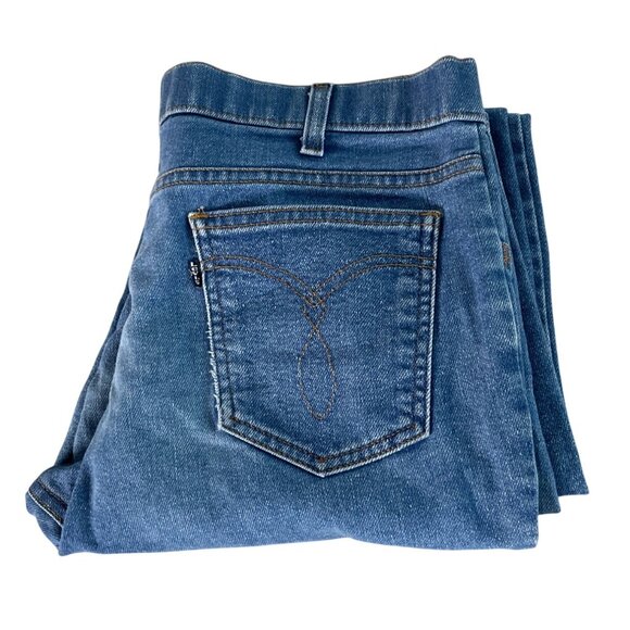 Vintage 90s Levi’s Blue Tag Denim Jeans High Rise Womens Sz 34 X 31 Made in USA - Picture 5 of 5